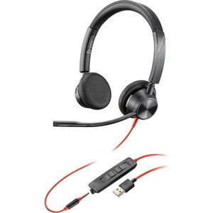 Poly Blackwire 3325 Microsoft Teams Certified USB-A Headset