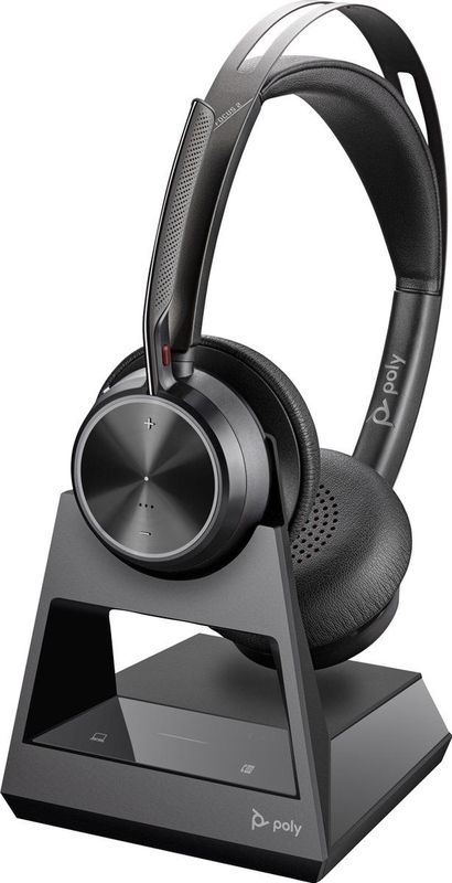 HP - Voyager Focus 2 - On Ear Headset - Zwart - Bluetooth - Noise Cancelling
