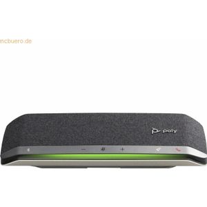 Poly Sync 40+ USB-A USB-C Speakerphone +BT700 USB-A Adapter luidspreker telefoon Mobiele telefoon/PC USB/Bluetooth Zwart, Zilver