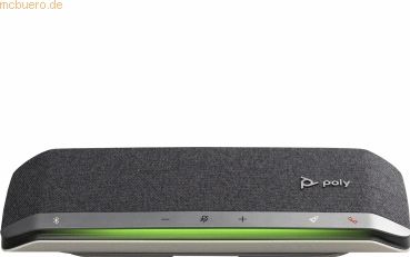 Poly - Poly Sync 40+ Bluetooth (Plantronics) Smart Speaker - Flexibele werkruimtes - Verbinding met PC/Mac via meegeleverde dongle en via Bluetooth voor smartphones, zoom (gecertificeerd)