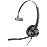Poly EncorePro 310 Monoaural with Quick Disconnect Headset TAA Bedraad Hoofdband Oproepen/muziek Zwart
