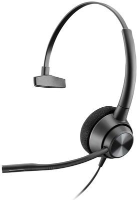 Poly EncorePro 310 Monoaural with Quick Disconnect Headset TAA Bedraad Hoofdband Oproepen/muziek Zwart
