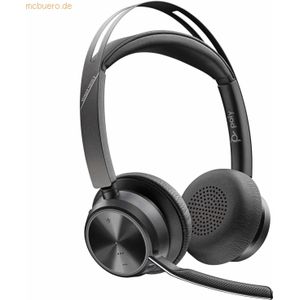POLY - Voyager Focus 2 - Headset - Draadloos - Zwart