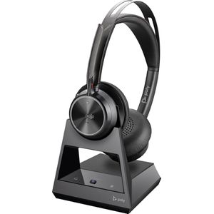 HP - Poly Voyager Focus 2 - On Ear Headset - Zwart - Bluetooth - Noise Cancelling