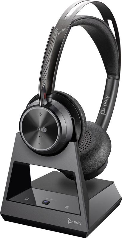 HP - Poly Voyager Focus 2 - On Ear Headset - Zwart - Bluetooth - Noise Cancelling