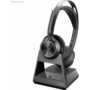 Poly Voyager Focus 2-M - Headset - On-Ear - Bluetooth - kabellos, kabelgebunden - aktive Rauschunterdrückung