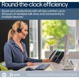 POLY - Voyager 4310 Headset - Draadloos - USB Type-A - Zwart