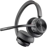 POLY - Voyager 4320 - Draadloze Headset - Zwart - Inclusief BT700 Dongle en Oplaadstand