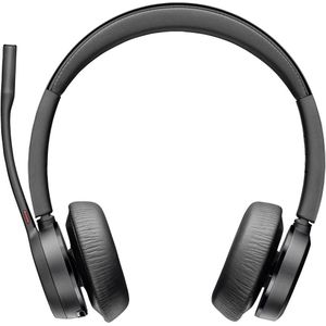 HP Poly Voyager 4320-M +BT700 Dongle On Ear headset Computer Bluetooth Stereo Zwart Noise Cancelling Volumeregeling, Mi