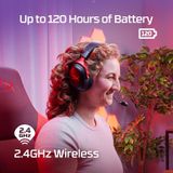 HyperX Cloud III Wireless Gaming-Headset - Schwarz/Rot (PC, PS5, PS4)
