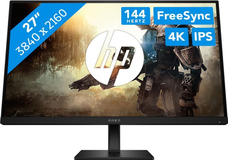 HP OMEN 27K - 4K IPS 144Hz Gaming Monitor - 27 Inch
