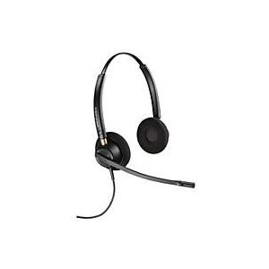 Poly EncorePro 520D with Quick Disconnect Binaural Digital Headset TAA Bedraad Hoofdband Oproepen/muziek Zwart