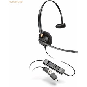 Poly - HP EncorePro 515 - Hoofdtelefoon - Zwart - Bedraad - USB-A - Mono