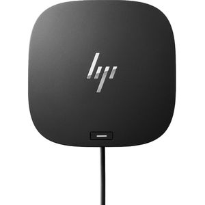 HP USB-C G5 Essential dockingstation | USB-C hub | USB hub | Thunderbolt | USB-C | USB 3.0 | 2x 1.4 DisplayPorts | HDMI 2.0 | audio | RJ-45 | zwart