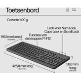 HP - 330 - Draadloze Muis en Toetsenbord Combo - Zwart - Draadloze RF Wireless Verbinding