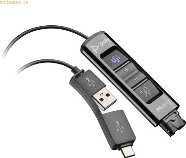 Poly DA85-M USB to QD Black Adapter TAA Interface-adapter