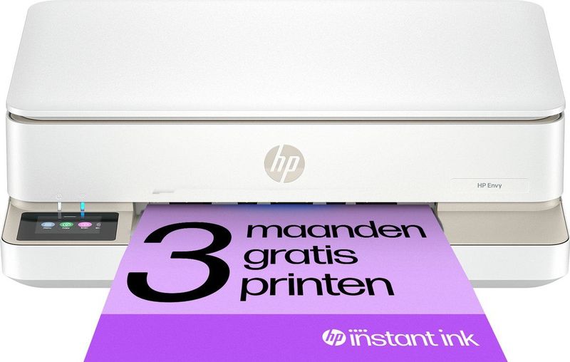 HP ENVY 6120e - All-in-One Inkjetprinter - Geschikt voor Instant Ink - Beige