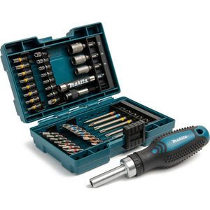 Makita - Bit- en Doppenset - 44-delig - Kunststof Opbergbox