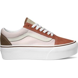 Sneakers Old Skool VANS. Leer materiaal. Maten 38. Roze kleur