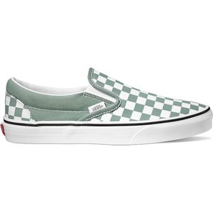 Vans  Classic Slip-On COLOR THEORY CHECKERBOARD ICEBERG GREEN  Instappers dames