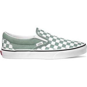 Vans - Sneakers - Classic Slip-On Color Theory Checkerboard Iceberg Green voor Heren - Maat 10 US - Groen