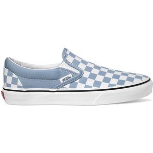 Vans  Classic Slip-On COLOR THEORY CHECKERBOARD DUSTY BLUE  instappers  heren Blauw