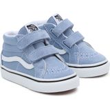 Sneakers Vans Sk8-mid Zip- Baby  Blauw/wit  Unisex