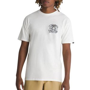 vans whats inside t shirt wit  blauw