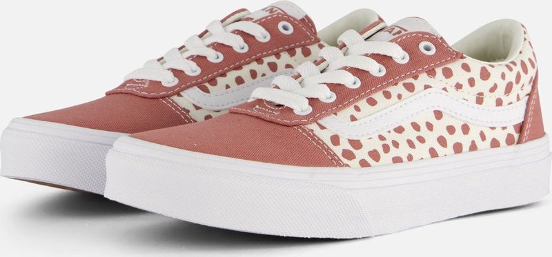 Vans - Ward Dots - Sneakers - Roze - Crème - Rubber