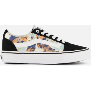 Vans Ward Stripe Floral Sneakers zwart Canvas