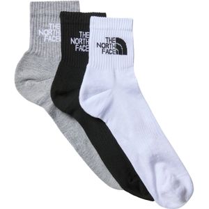 The North Face - Multi Sport Cush Quarter Sock 3P - Sportsokken - Zwart