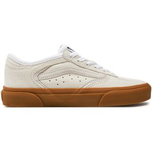 Vans - VN0009QJQJM1 - Skateschoenen - Beige - Leer - Plat - Veters