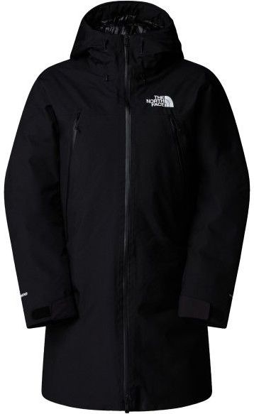 The North Face Womens MTN Range Down Parka Lange jas (Dames |zwart |waterdicht)