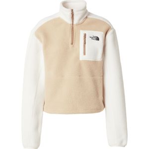 The North Face Yumori 1/4 Zip Fleece Top - Beige - Dames