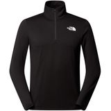 The North Face 24/7 1/4 Zip L/S T-shirt Heren - TNF Black