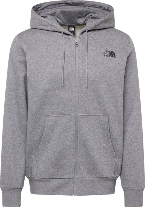 The North Face - Simple Dome Full Zip Hoodie - TNF Medium Grey Heather - Katoen-Polyester