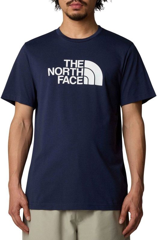 About You T-shirt Easy - Ronde Hals - Logoprint - Kwartmouw