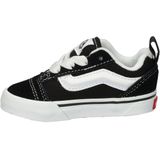 Knu - Sneakers - Zwart - Leer en Suède - Vetering met 7 Gaten