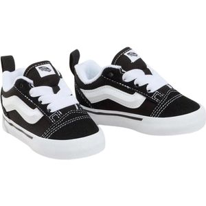 Knu - Sneakers - Zwart - Leer en Suède - Vetering met 7 Gaten