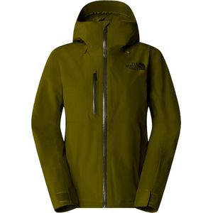 The North Face - Dames ski jassen - W Descendit Jacket Forest Olive voor Dames - Maat S - Kaki