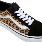 Vans Old Skool Animal Sneakers zwart Textiel Dames