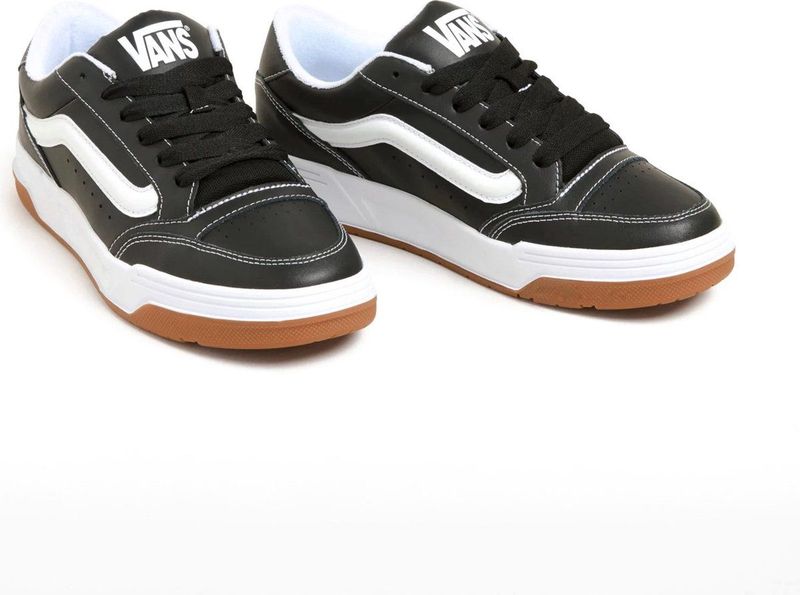 Vans - Hylane - Leren Schoenen - Wit - Plat - Veters - Casual