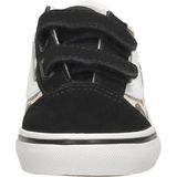 Vans - Old Skool V - Sneakers - Zwart - Bruin - Wit - Suède - Canvas - Rubber