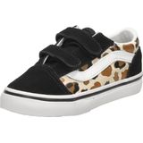 Vans - Old Skool V - Sneakers - Zwart - Bruin - Wit - Suède - Canvas - Rubber