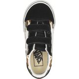 Vans - Old Skool V - Sneakers - Zwart - Bruin - Wit - Suède - Canvas - Rubber