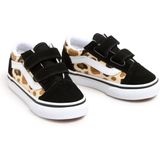 Vans - Old Skool V - Sneakers - Zwart - Bruin - Wit - Suède - Canvas - Rubber