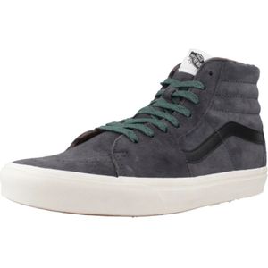 Vans - SK8-Hi - Leren Sportschoenen - Grijs - Casual