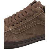 Vans - Bruine Suede Sneakers - Heren - Leer