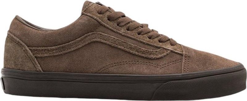 Vans - Bruine Suede Sneakers - Heren - Leer