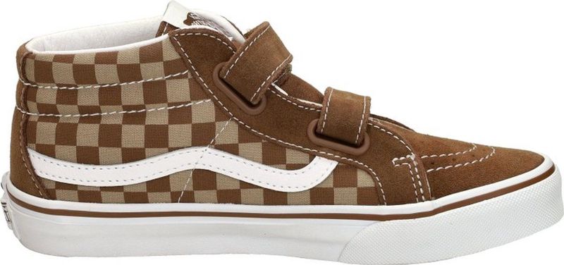 Vans - SK8-Mid Heruitgave V Neutral - Dambord Brown/White - Skateschoenen